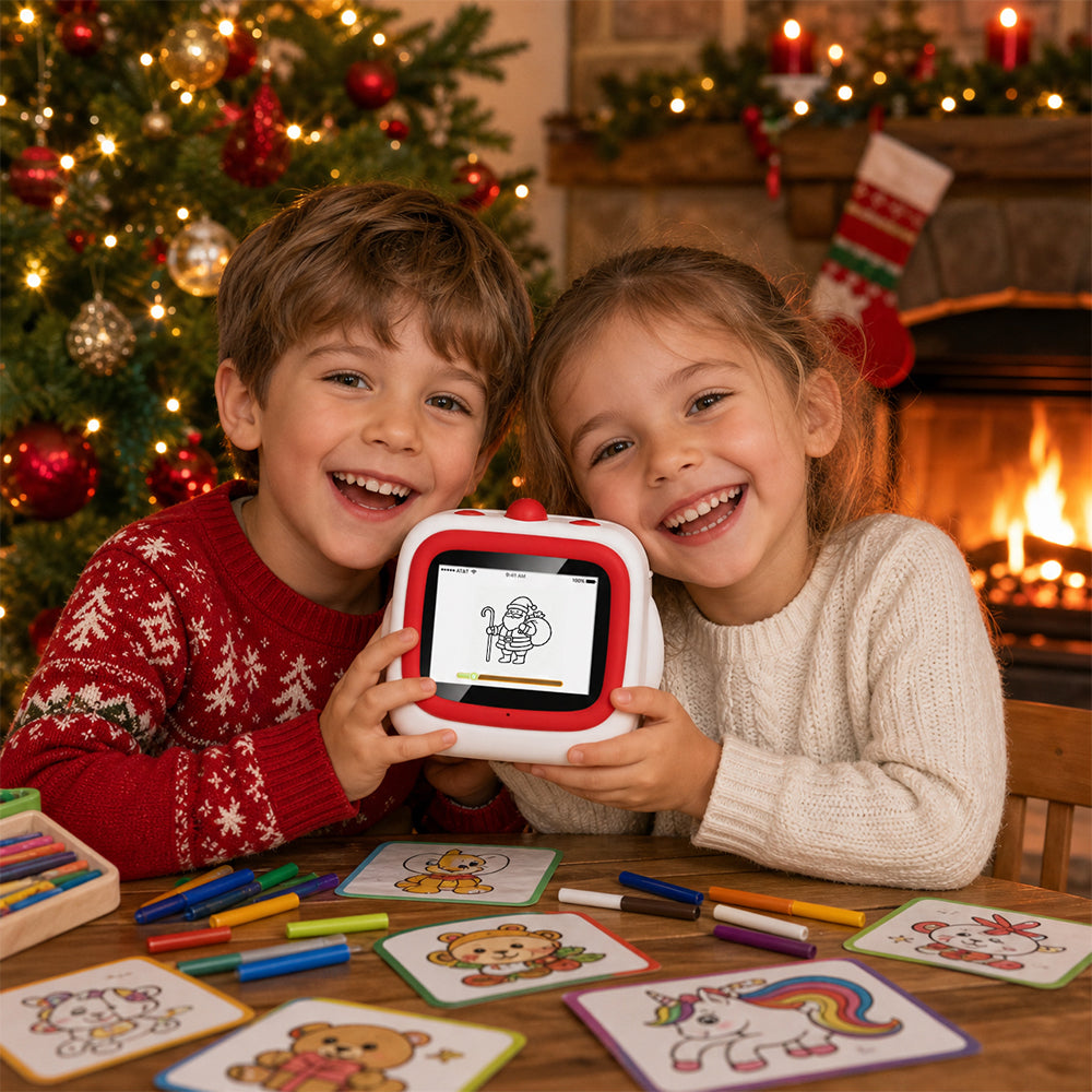 AI Kids Portable Printer – 2.4" Screen, Educational Creative Gift